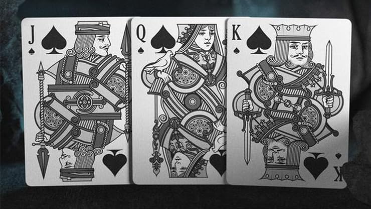 Kings Wild Project Carte da gioco Tally-Ho Slate Edition, Standard Edition, mazzo da poker