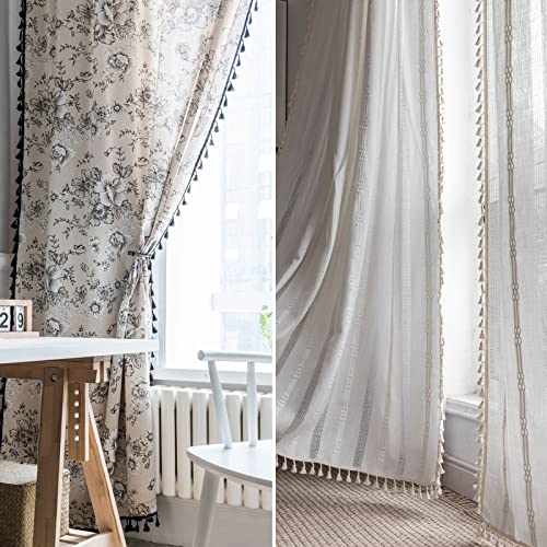 Amokk Chunky Bookmark Tassels With Hanging Loop Small Tassels For Jewelry Making Hand Craft 4.3-Inch 20 Pcs (White) #TOP6