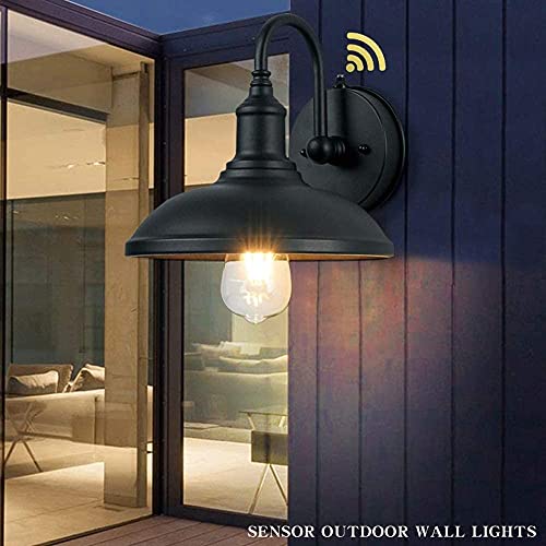 Aplique de pared exterior tradicional con sensor de luz ambiental WQHPLMD 2