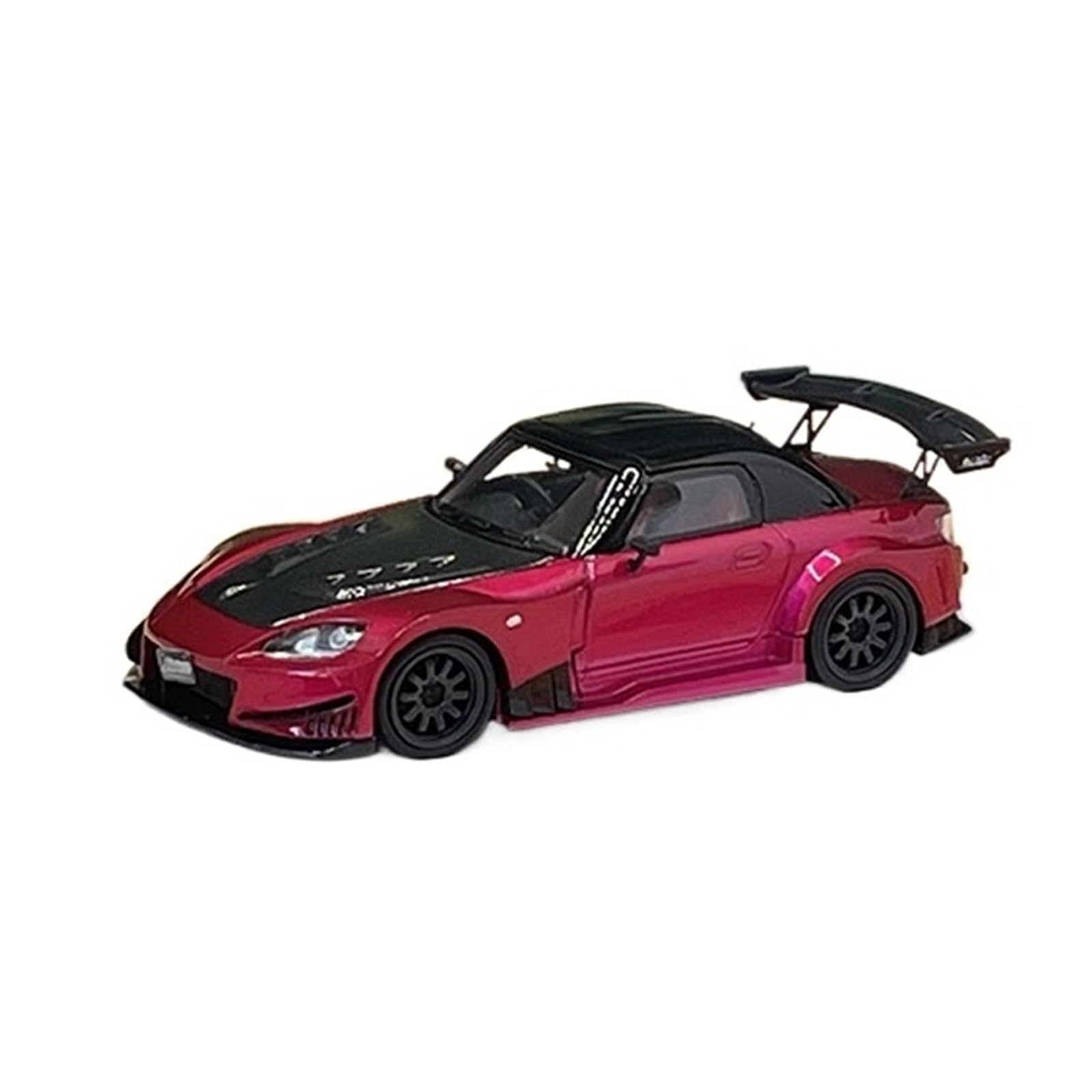 XGFFBAGB 1/64 For S2000 JS RACING Track Version Car Model(Red,No box)