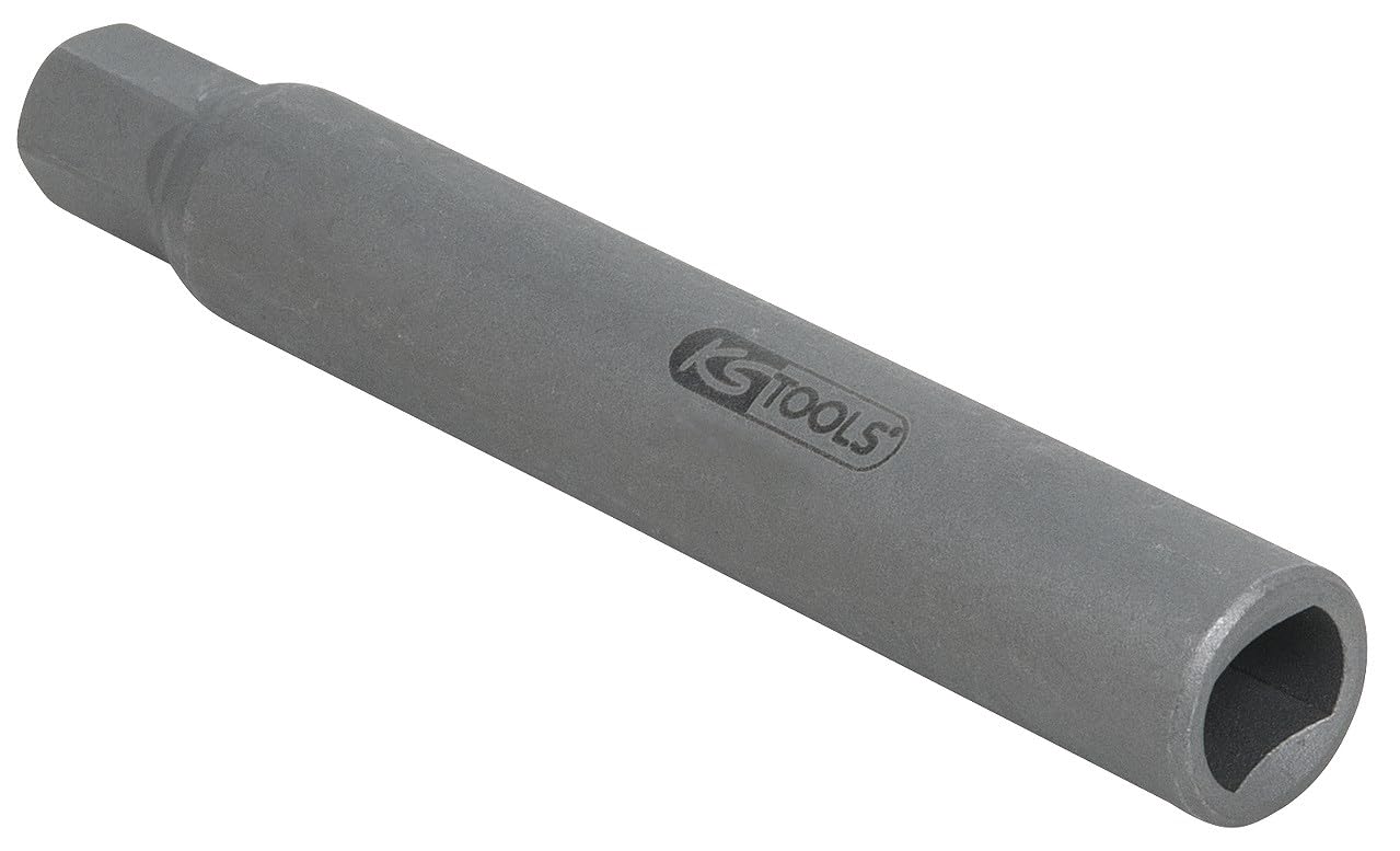 KS Tools 150.9438 10 mm Stoßdämpfer-Spezialprofil-Gegenhalter-Bit-Stecknuss, 7,0 x 10,0 mm