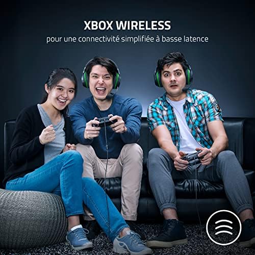 Razer Kaira - Wireless Gaming Headphones for Xbox Series X/S/One (Wireless Headset, 50 mm Driver, Cardioid Microphone, Xbox Wireless) Black-Green