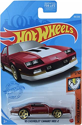 Hot Wheels Chevrolet Camaro IROC-Z 1:10 rojo miniatura 1