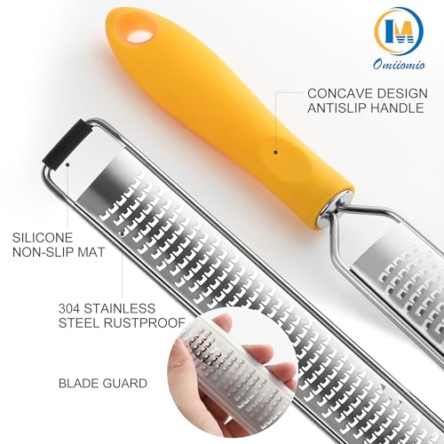 Lemon-Zester-Heavy-Duty-Cheese-Grater-Vegetable-Grater--Parmesan-Cheese-Lemon-Garlic-Nutmeg-Chocolate-Fruits-Vegetables-Ginger-Grater-Cheese-Shredder-Stainless-Steel-Grater