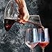 BTaT- XL Decanter with Drying Stand, Stopper, Brush and Beads, Hand Blown Crystal Glass, Wine Decanter, Wine Carafe, Wine Accessories, Red Wine Decanter, Christmas Gifts