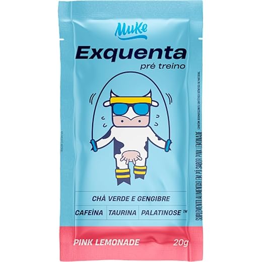 Pré Treino Exquenta Sabor Pink Lemonade +Mu 20g