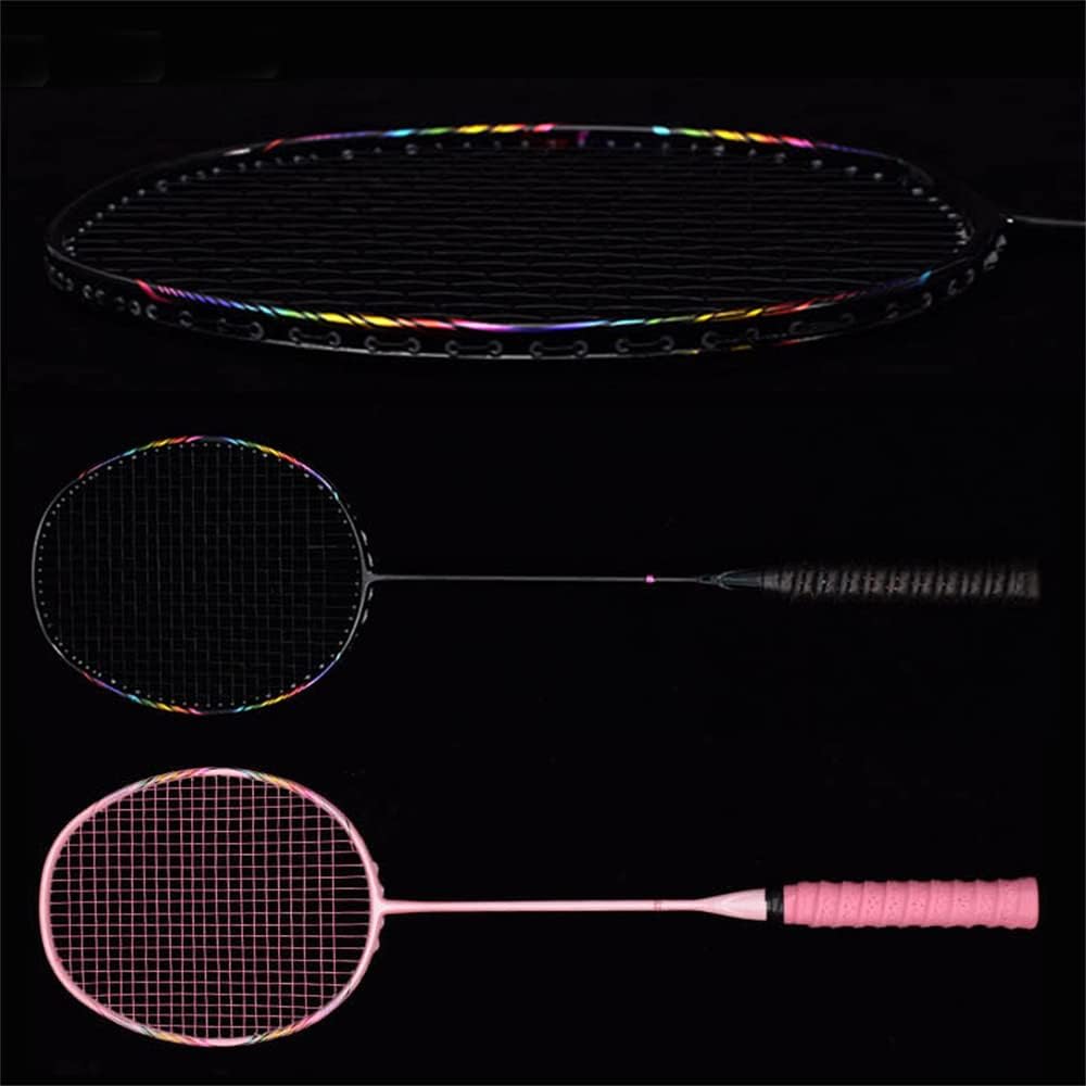 BBQ2.0 8U G5 65g Super Light 100% Full Carbon Fiber Raket Professional Badminton Racket with Free String Bag (1pcs White Boxed)