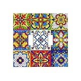 Mexican Talavera Tiles Light Switch Cover Plate Decorative Mid-Double Toggle Wall Plates for Light S