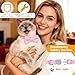 ElevateTech Breakaway Cat Collar with Bow Tie and Bell Cotton Soft Corduroy Kitten Bowtie Collar Adjustable Cute Kitten Cat Collars for Female Cats, Safe Release Buckle, Pink