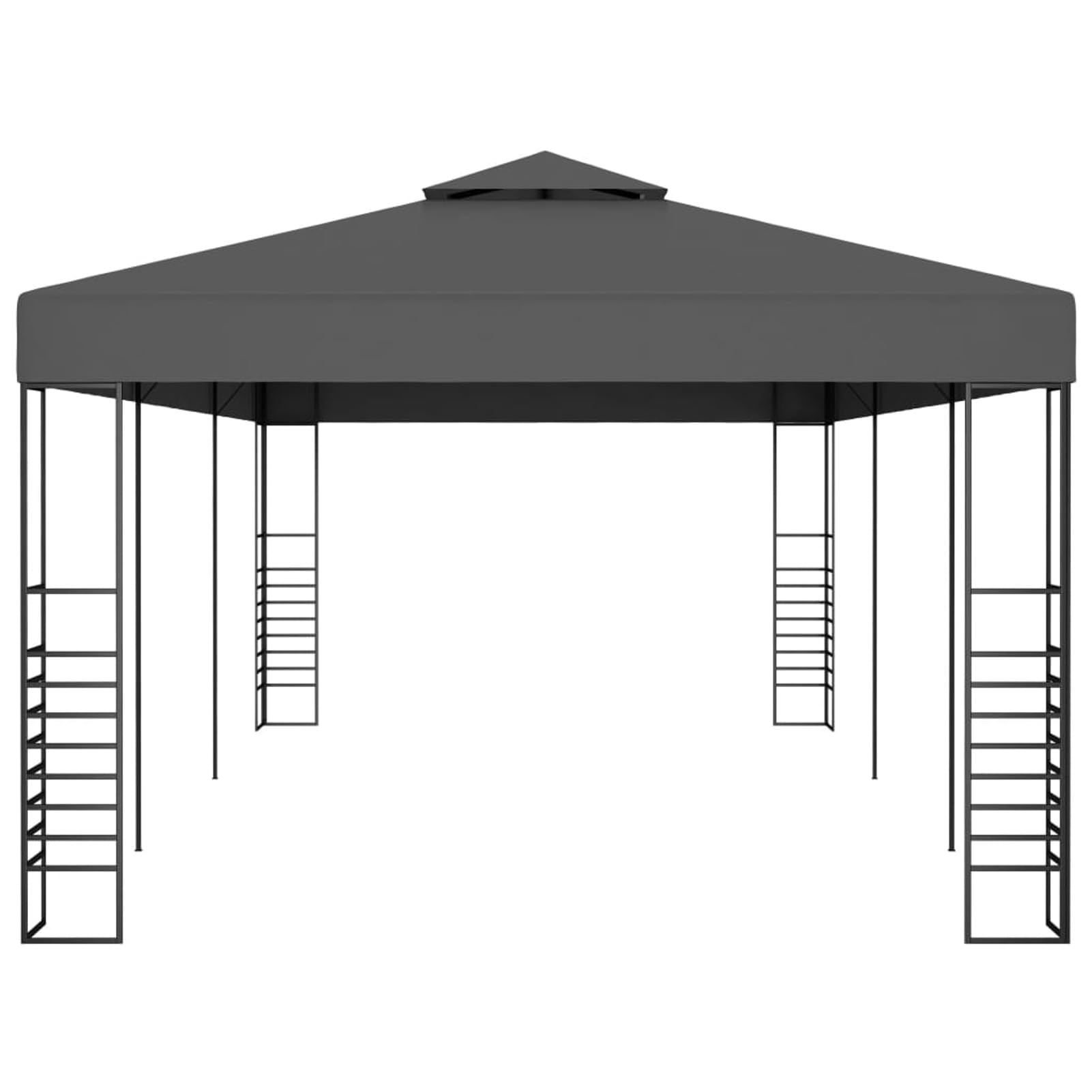 Gartenpavillon, Pop-Up Partyzelt, Festzelt, Pavillon, Garden Decoration, Canopy Tent, Lagerzelt, Pavillon, 3x6 m Anthrazit