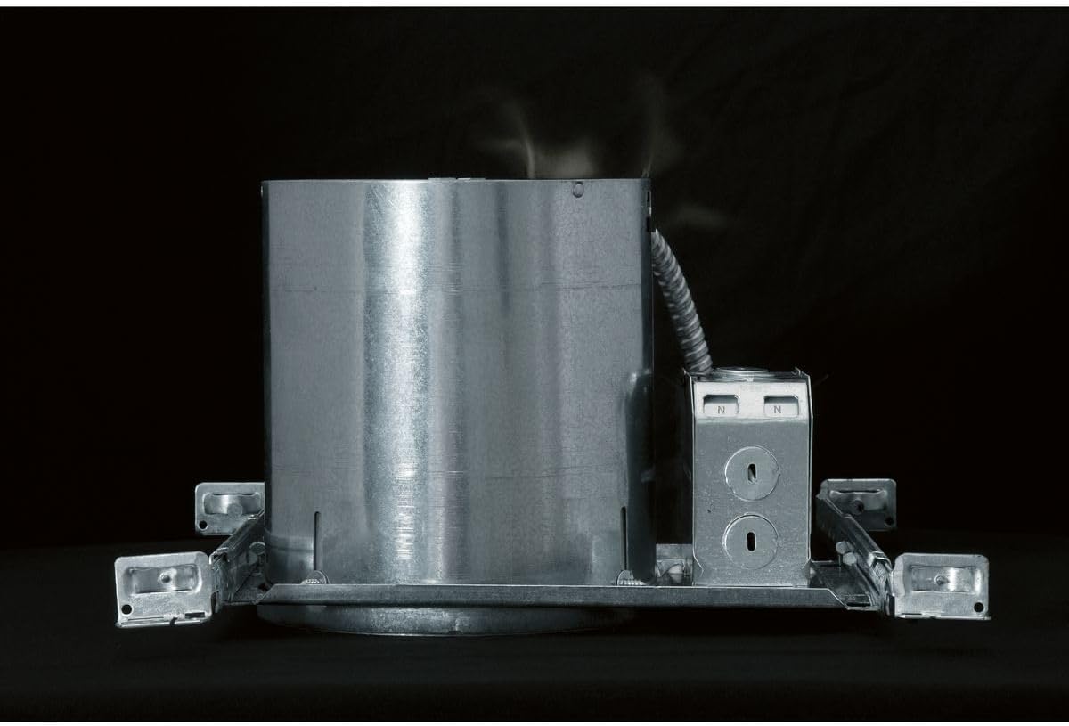 Progress Lighting P87-AT Unit Can Be Installed in Ceilings from 1/2-Inch to 1-1/2-Inch Thick Heavy Duty Mounting Frame, Full Reflector Design, UL/CUL Listed for Damp Locations