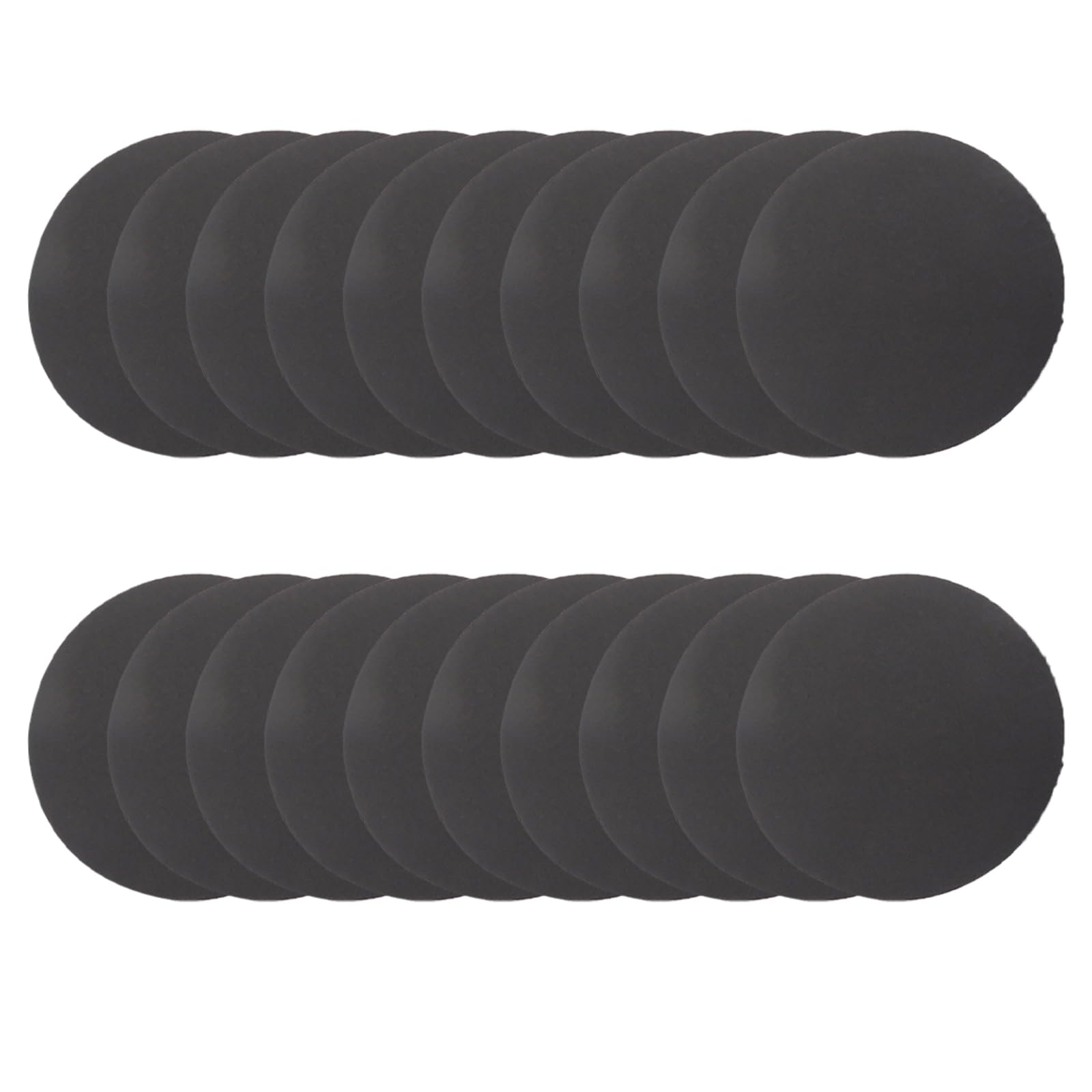 Unifizz 20 Pcs 75mm Sanding Discs Pads 3 inch Dry or Wet Sandpaper Pads Hook and Loop Sanding Disk Abrasive Polish Pad Plate 800#