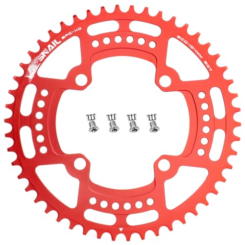 CYSKY Fahrrad Kettenblatt 104 BCD 30T 32T 34T 36T 38T 40T 42T 44T 46T 48T 50T 52T Schmale Breite Single Runde Kettenblätter mit… – Ansicht 1