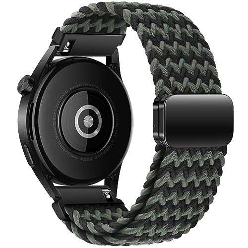 Mazoft Correa deportiva trenzada compatible con Samsung Galaxy Watch Band 6/5/4/3 y Watch 5 Pro y 6/4 Classic y Gear S3/S2, correa de reloj de 20 mm y 22 mm para Samsung Watch de 47 mm, 46 mm, 45 mm