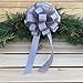 Silver Pull Bows with Tails - 8