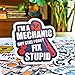 50 pcs Diesel Mechanics Vinyl Sticker Pack- Vintage Man Cave Stuff for Garage and Men Room Decor, Use As Tool Box Stickers, Hard Hat Welding Helmet Stickers or Car Truck Window Decals (Matte Finish)