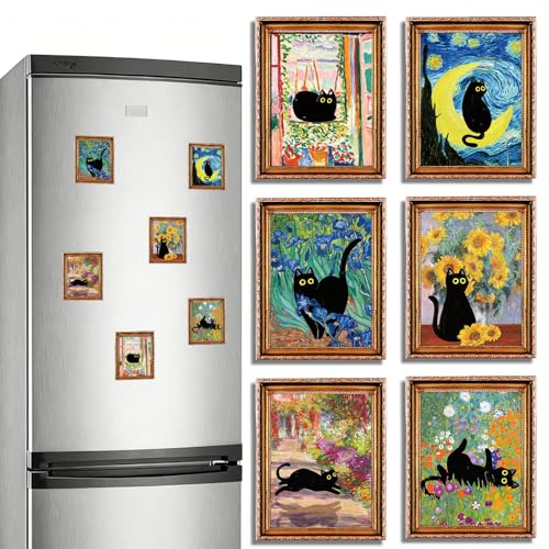 Imanes decorativos rectangulares para refrigerador x6