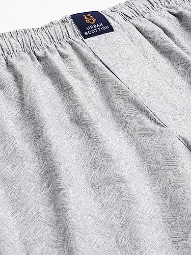 Image of Urban Scottish Men's Lounge Pants 100% Cotton Men's Lounge Night Pant Comfortable Leisure-Wear Lower with an Elastic Waist-Band and Regular Fit Track Pants, Machine Washable Stay at Home