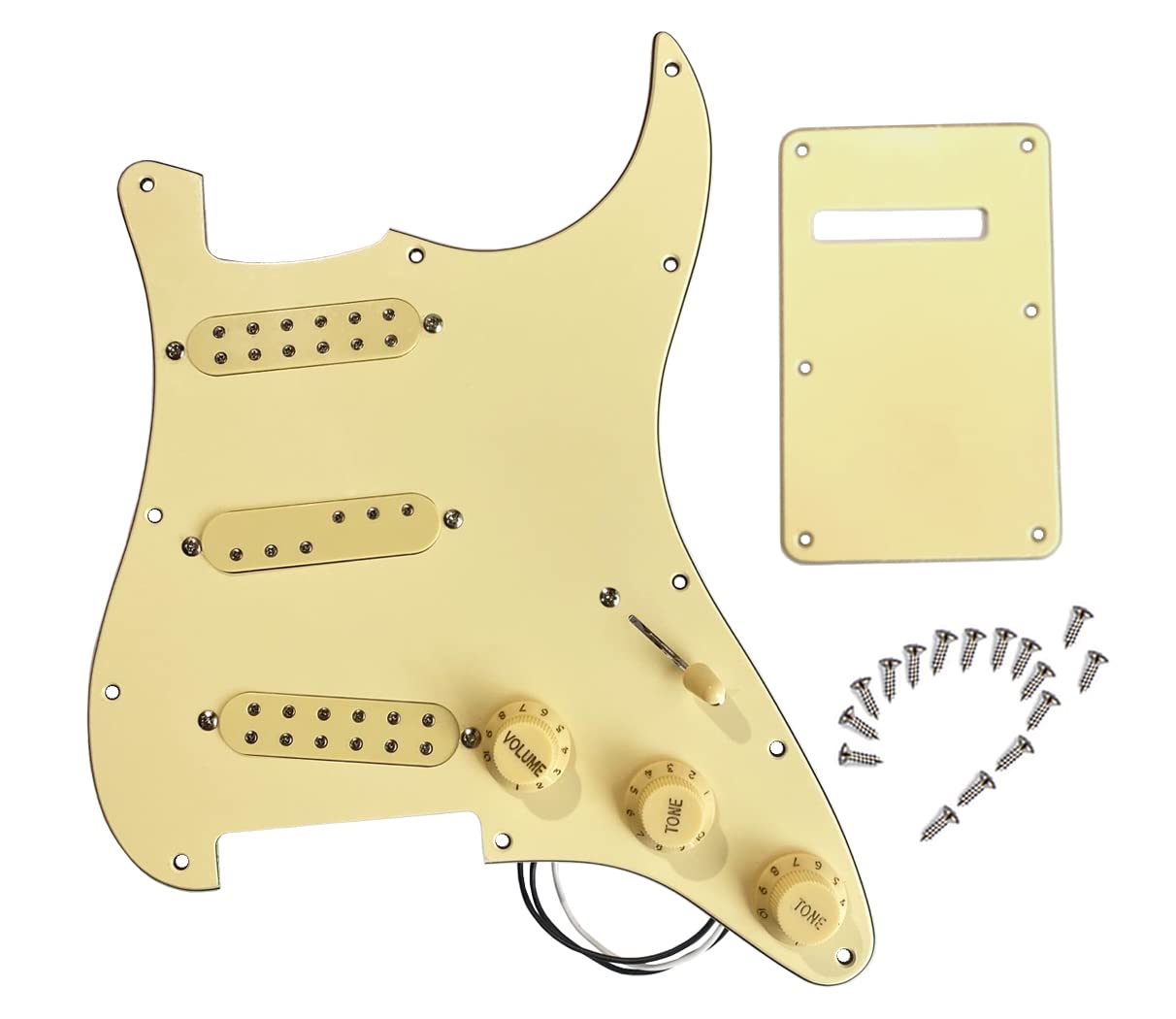 Buy LAMSAM Prewired Pickguard Loaded Stacked Pickups for Strat Style