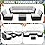 TiuBroe 7 Pieces Patio Furniture Sets, Outdoor PE Rattan Sectional Sofa Conversation Set, All Weather Conversation Set w/6 Seat Cushions and 1 Coffee Table (Light Gray)