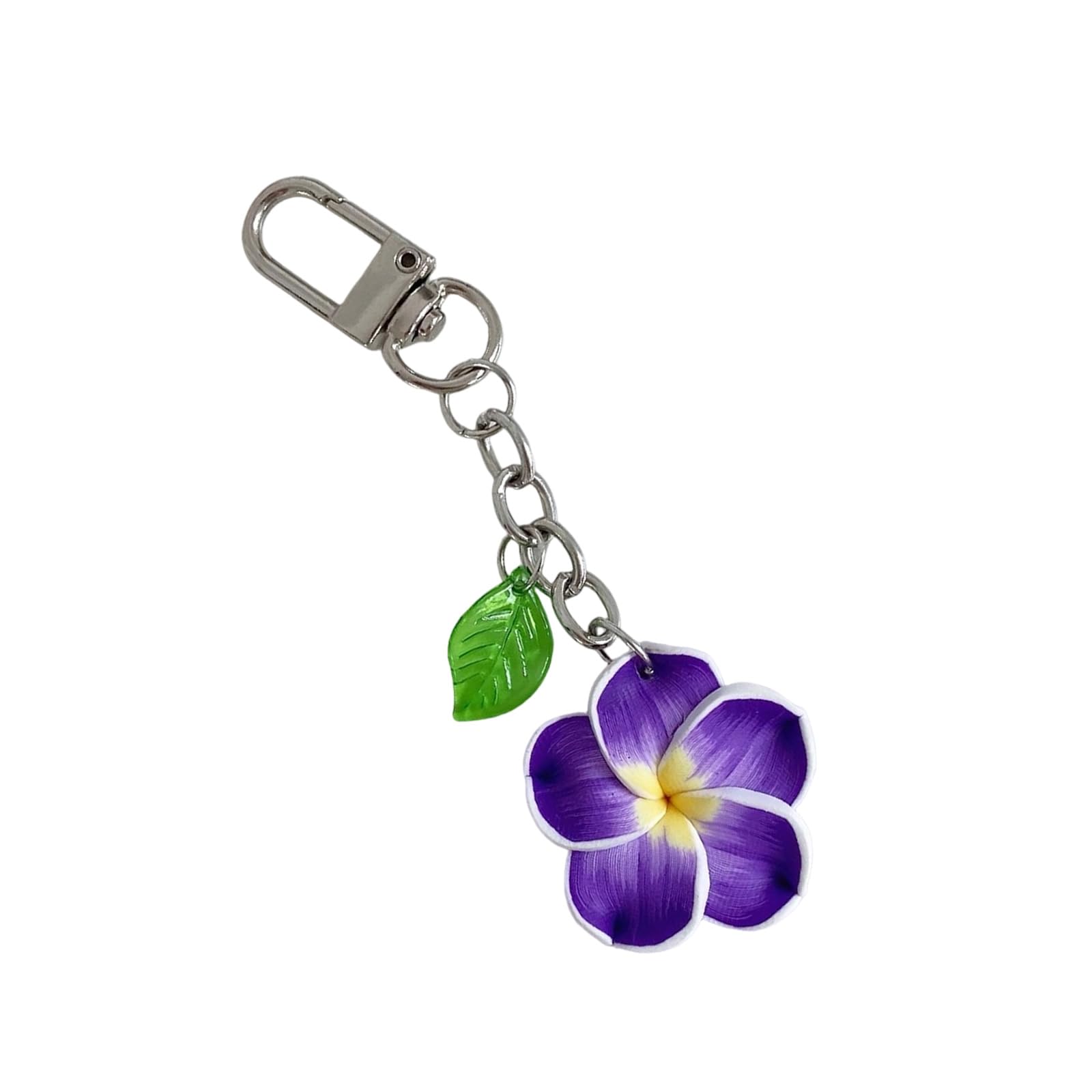Buxuaaaa Cheerful Eggs Flower Keychain Lovely Acrylic Design Lightweight Decorative Accessory for Summers Bags Keys Backpacks Eggs Flower Keychain Freshness Sweet Design