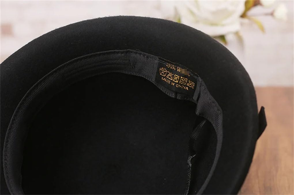 SaoBiiu Fedoras Donna Inverno Lana Donna Feltro Beret Cap Donna Fiore Cloche Hat