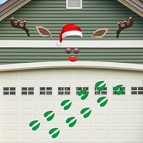 Garage door decals for Christmas Garage door decals for Christmas