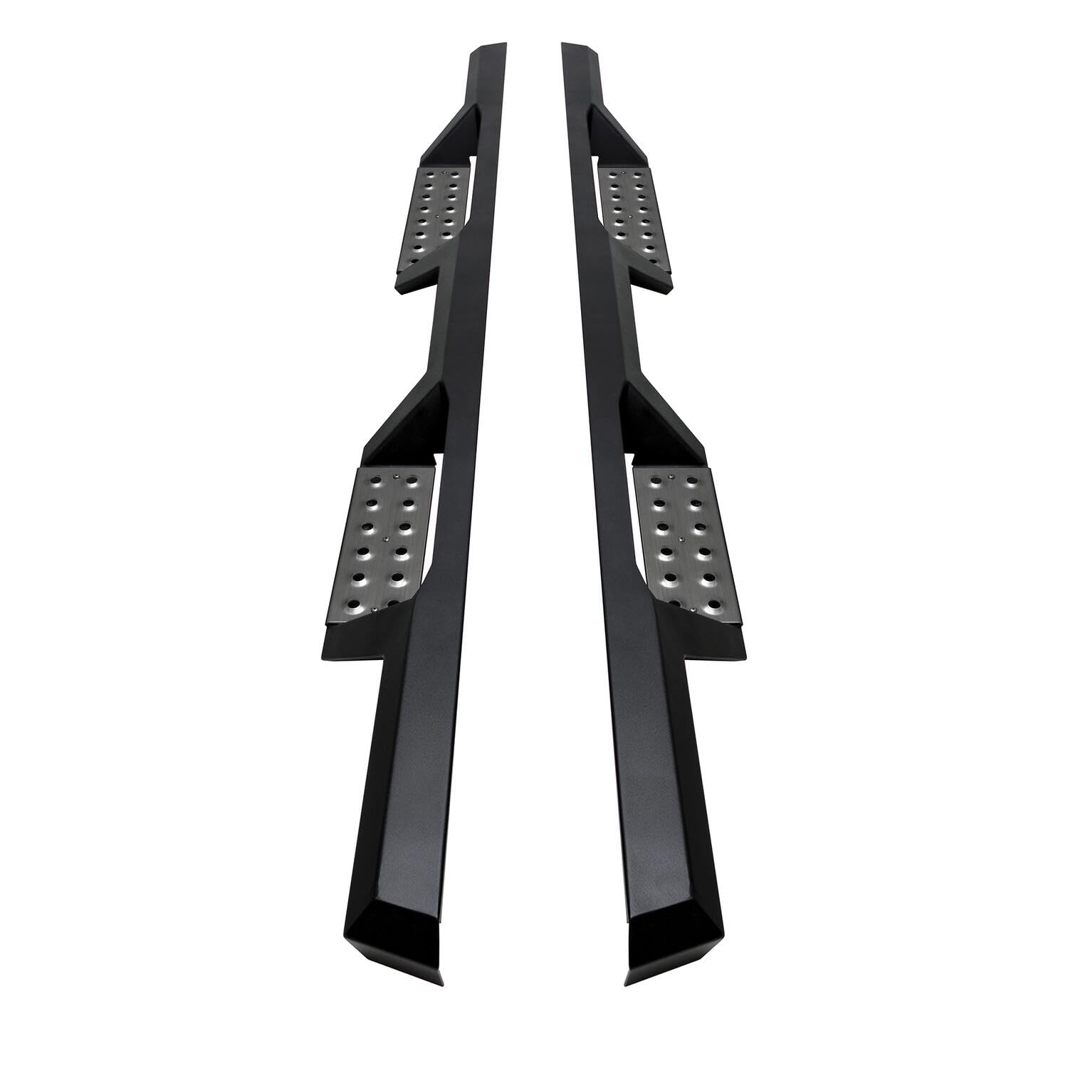 Westin 56-116852 HDX Stainless Drop Nerf Step Bars fits 1999-2013 Silverado Sierra 1500 Ext Cab 2001-2019 Silverado Sierra 2500 3500 Ext/Dbl Cab Textured Black 1 Pair