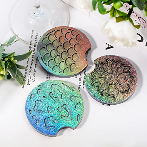 Let's Resin Holographic Powder, Chrome Pearl Pigment Powder For Epoxy Resin/Nails, Rainbow Holographic Flake And Powder Mirror Nail Powder Glitter #TOP1