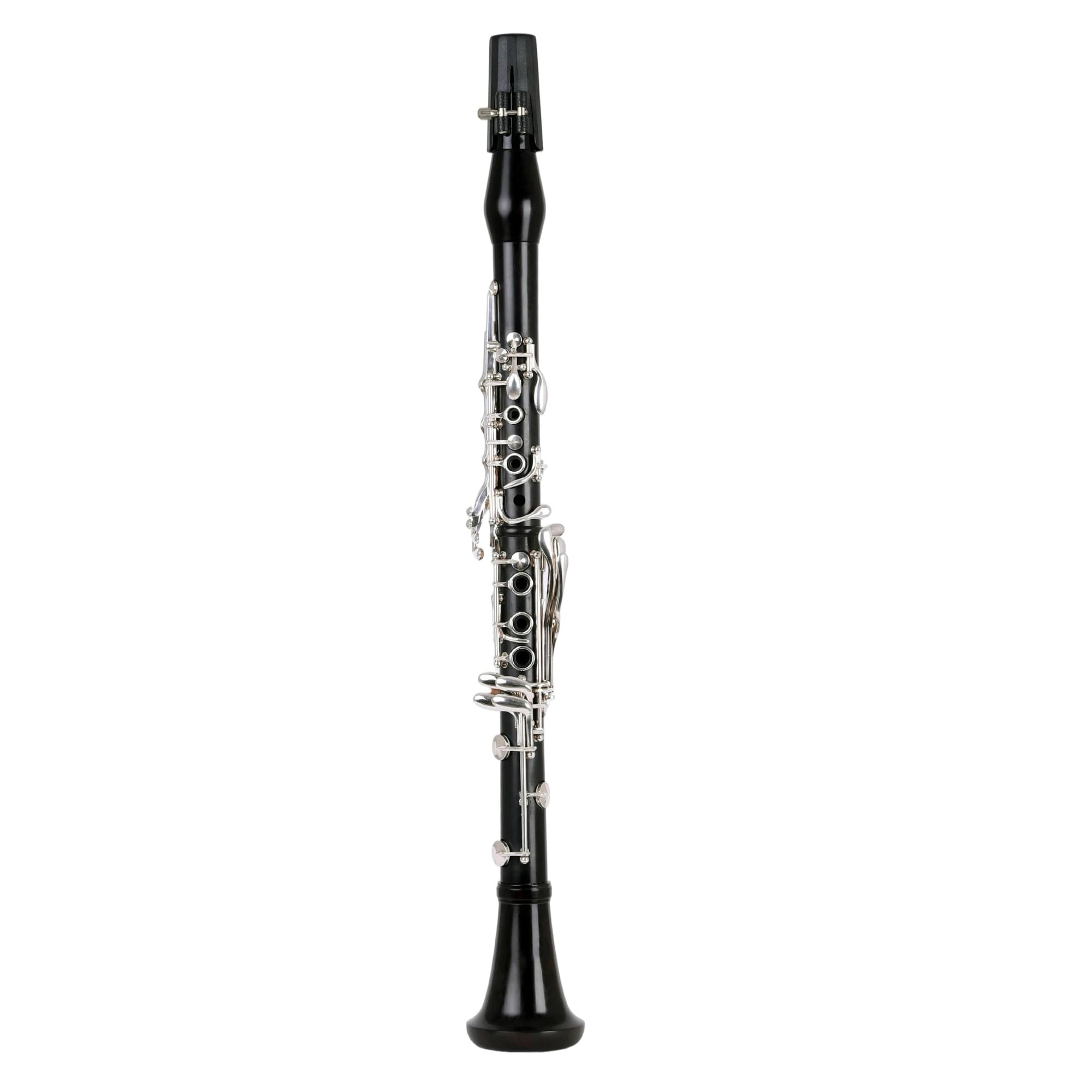 Clarinete De Ébano BB Tono 18 Teclas Plateado Cobre Instrumento Musical Madera Maciza