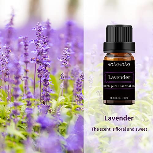 Lavender Oil And Jasmine Essential Oil, 100% Pure, Undiluted, Natural, Organic Aromatherapy Essential Oils Gift Set, 10Mlx2 #TOP2
