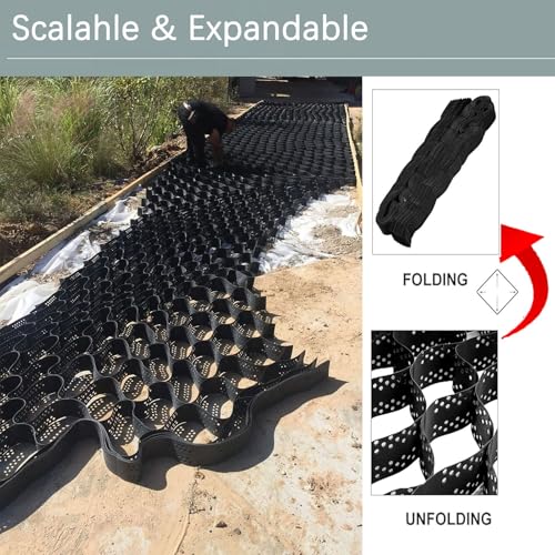 Géogrille stabilisatrice anti-affaissement avec trous de drainage - 5