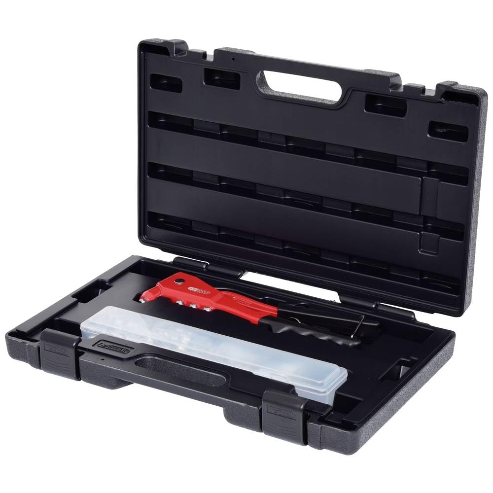 KS Tools 150.9520 - Pack de 205 piezas tenazas surtidos para remaches manuales con 200 remaches ciegos (tamaño: 2,4-4,8 mm)