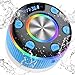 Cassa Bluetooth Doccia, altoparlante Bluetooth 5.3 portatile con HD microfono, Luce LED Colorate, 8 Ore Mini Cassa Bluetooth Potente con Ventosa, IP7 Impermeabile Speaker per Viaggi Doccia, Blu immagine