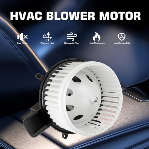 68029719AB HVAC Heater Blower Motor Compatible with Jeep, for Dodge, for Chrysler Vehicles: Grand Cherokee, Durango 2011-2021, Grand Caravan 2008-2020, Town & Country 2008-2016, Front Side by KERBIY - Image 5