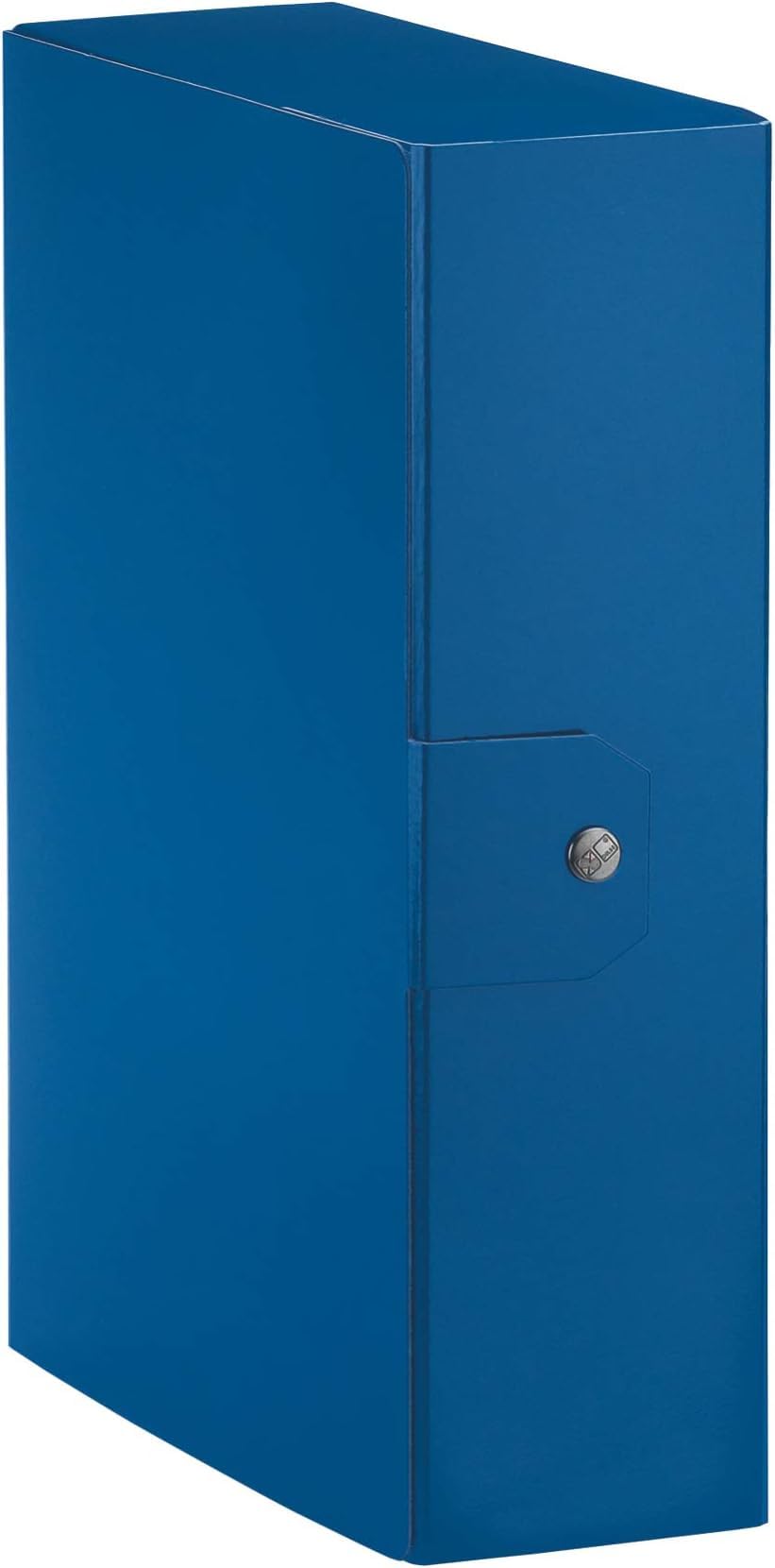Esselte C28 EUROBOX Cartella per Progetti, 25 x 35 cm, Dorso 8 cm, Blu, Confezione da 5, 390328050