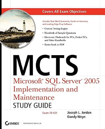 Amazon | Mcts: Microsoft SQL Server 2005 Implementation and Maintenance ...