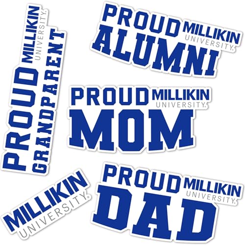 Desert Cactus Millikin University Big Blue Sticker Decal (Family)