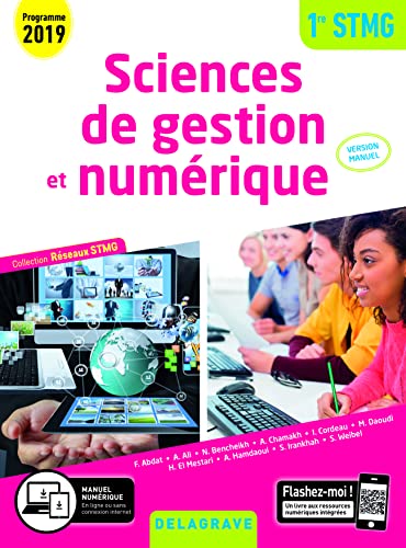 livre Sciences de gestion et numérique 1re STMG (2019) - Réseaux STMG - Version Manuel élève