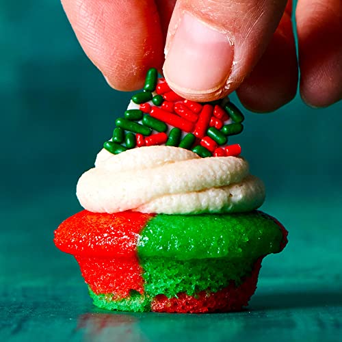 Baked by Melissa - Christmas Cupcake Collection - Holiday Cheer Cupcakes - Assorted Christmas Treats, Includes 4 Limited Edition Flavors (25 Cupcakes)