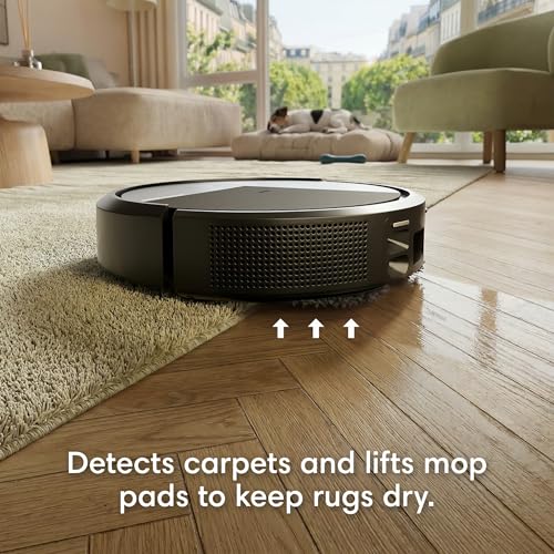 iRobot Roomba 415X Robot Vacuum & Mop Combo, 2.3X Suction, 90 Days Self-Emptying, Multifunction Dock Self-Cleaning & Hot Dry, Smart Obstacle Avoidance, Lifting Spinning Mops, Ideal for Pet Hair - image 9