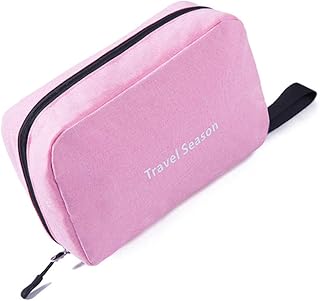Borsa da viaggio portatile multifunzionale in nylon Borsa cosmetica per contenere articoli da toeletta sospesi di grande capacità Borsa da doccia impermeabile per trucco Unisex