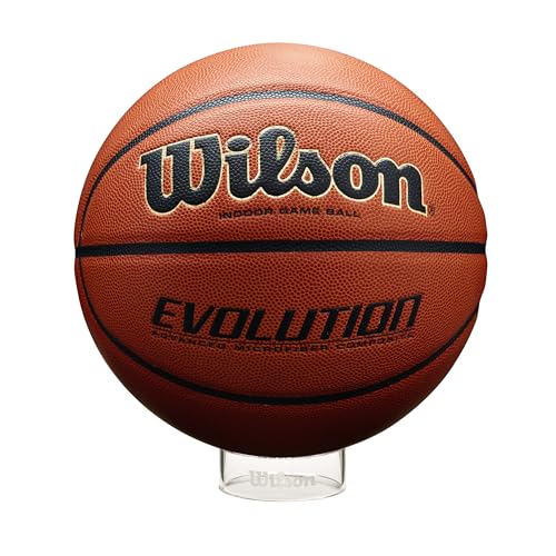 Wilson Unisex – Erwachsene Clear FB Ball Stand Team Sports Halterung für einen Fußball, Claire, Keine Größe