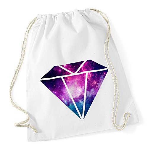 Turnbeutel Diamant Galaxy Ananas Pool Foto Druck Hipster Beutel Tasche Gym Bag Galaxy