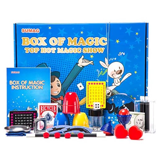 Magic Tricks Set for Kids Age 6,7,8,9,10 Year and up, Magic Kit Includes Easy to Follow Manual & DVD Tutorial