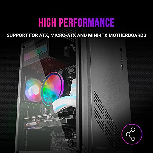 Boîtier de Jeu ATX Mars Gaming MC100 avec Ventilation Convect-Cool - 5