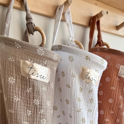Image of Nursing Cover for Baby Breastfeeding & Pumping | Multi Use Car Seat Stroller Cover | Breathable Soft Muslin Cotton | Breast Feeding Apron & Shawl by TISU (White Daisy)