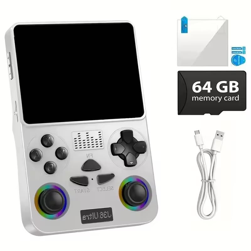 J36 Ultra Game Console and included accessories