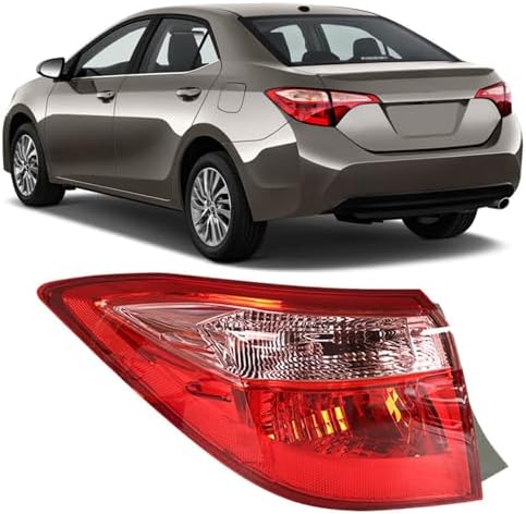 OEM 81550-08050 Equivalent Passenger Side Outer Tail Light Assembly For Toyota Sienna 2015-2020 – Halogen, Red/Clear Lens Toyota Sienna Tail Light Assembly - Foto 6