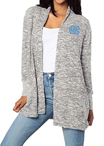 Image of chicka-d Women's Cozy Fleece Cardigan Heather Grey